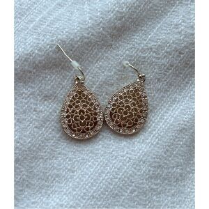 Francesca's Filigree Teardrop Earrings